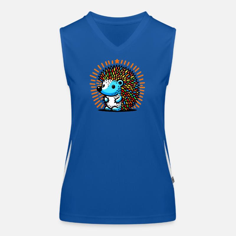 Igel Funktionelles Kontrast-Tank Top für Frauen
