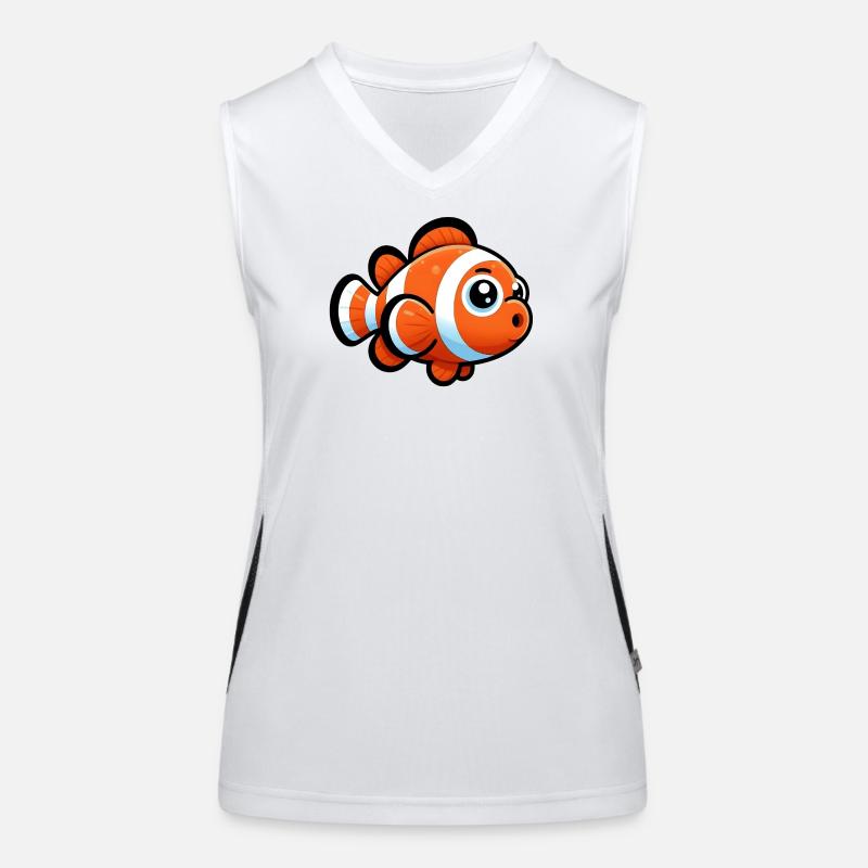 Clownfish Women's Functional Contrast Tank Top