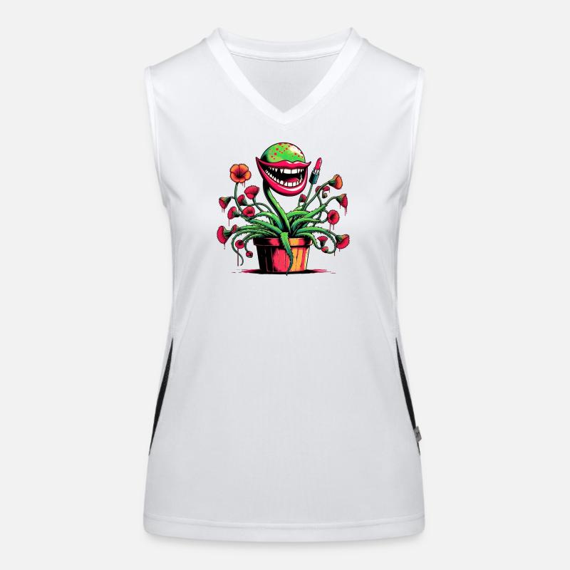 Carnivorous Plant Women's Functional Contrast Tank Top