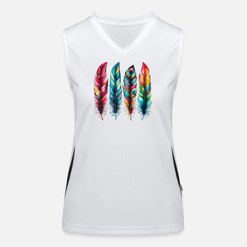 Feathers Women's Functional Contrast Tank Top