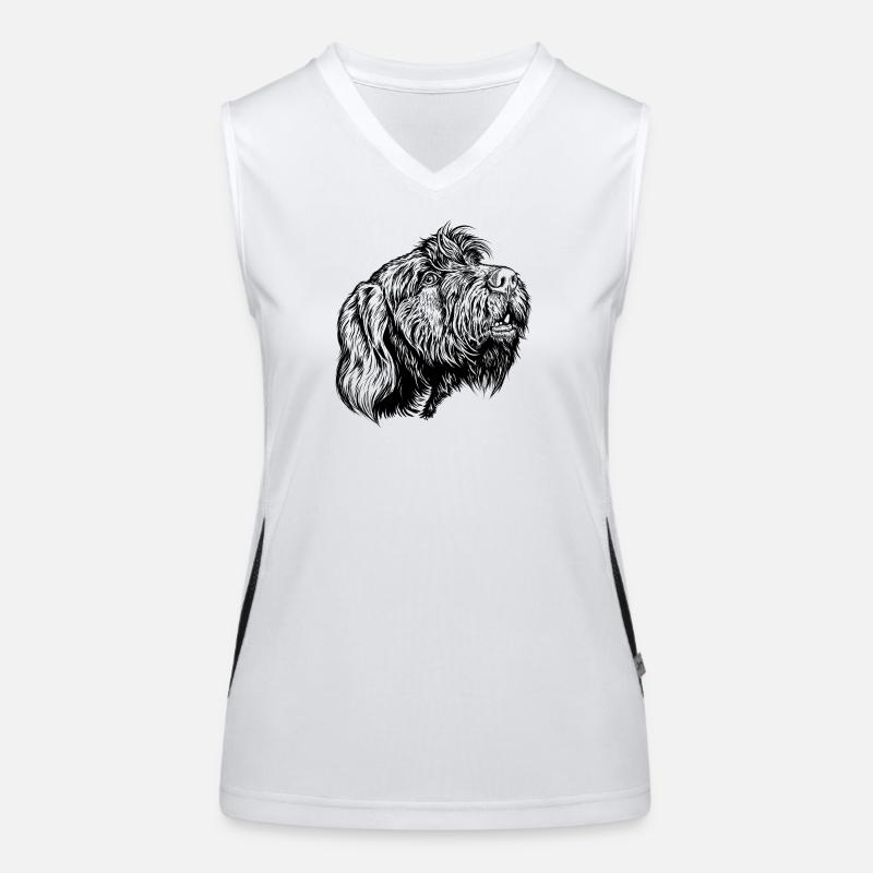 Pudelpointer joins in the conversation Women's Functional Contrast Tank Top