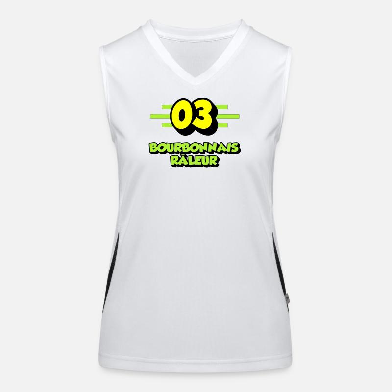 Bourbonnais râleur Débardeur respirant contrasté Femme