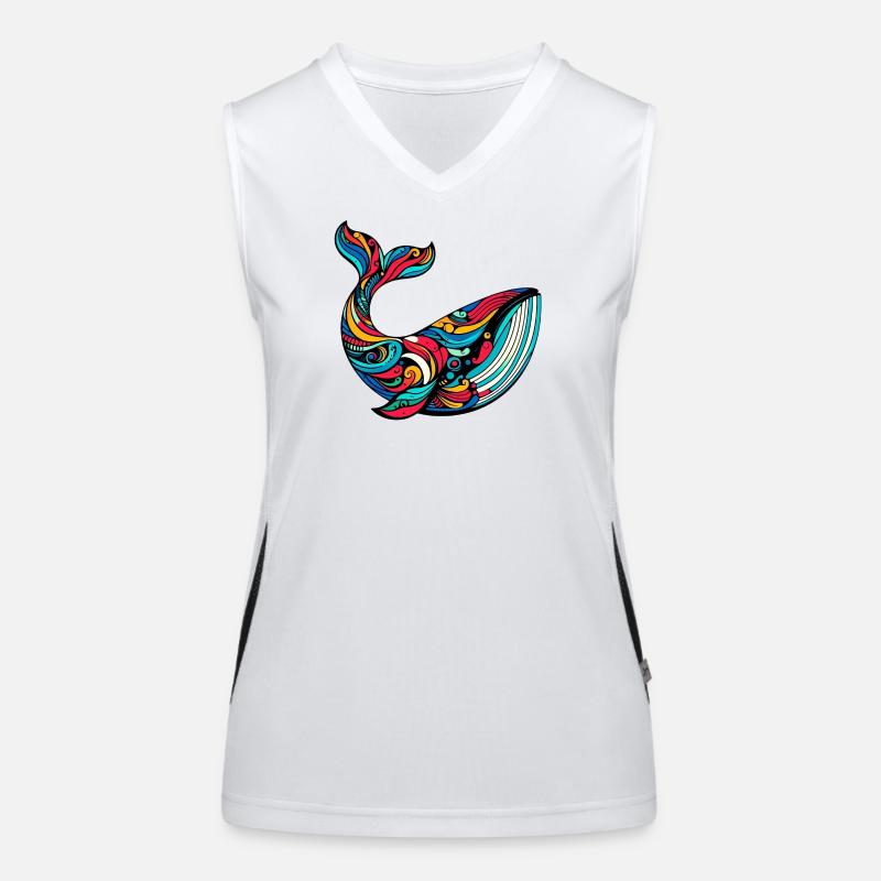 Wal Funktionelles Kontrast-Tank Top für Frauen