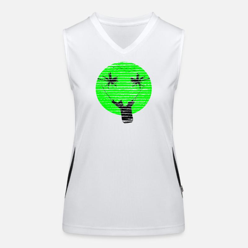 SMILEY VACATION Women's Functional Contrast Tank Top