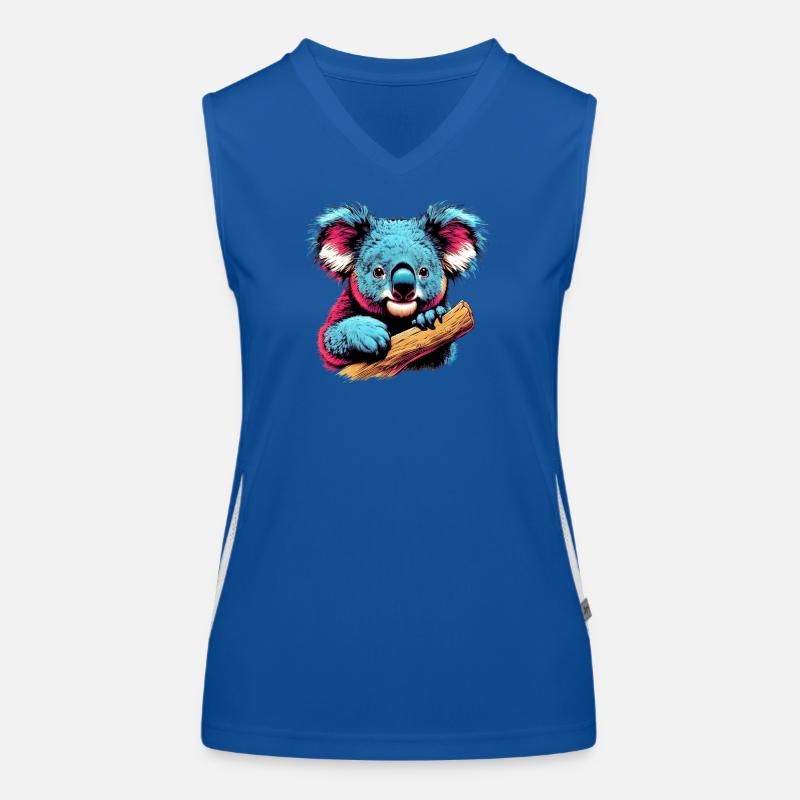 Koala Funktionelles Kontrast-Tank Top für Frauen