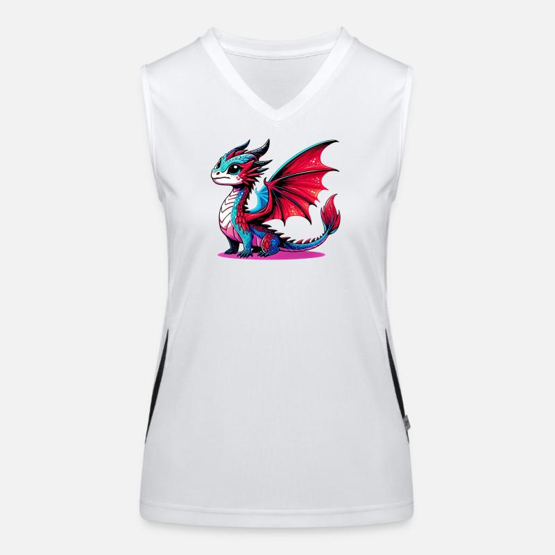 Dragon Débardeur respirant contrasté Femme