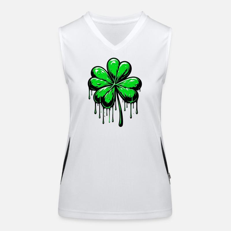 Four-leaf clover Women's Functional Contrast Tank Top