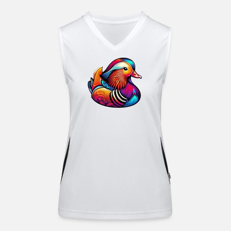 Mandarin duck Women's Functional Contrast Tank Top