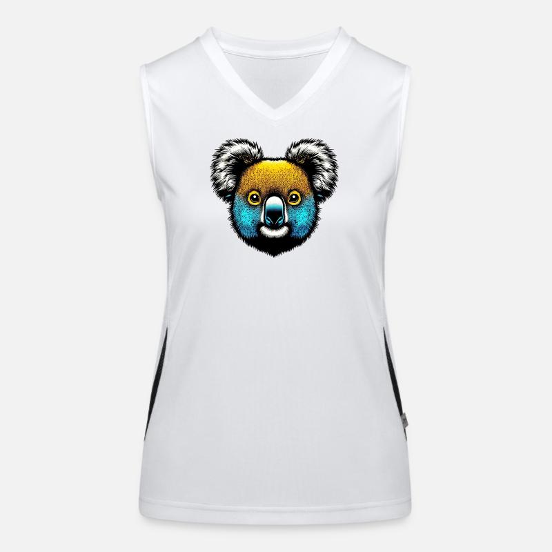 Koala Funktionelles Kontrast-Tank Top für Frauen