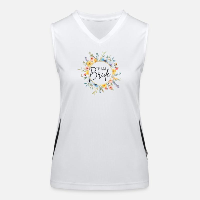 L’équipe Bride ! Personnalisable Débardeur respirant contrasté Femme