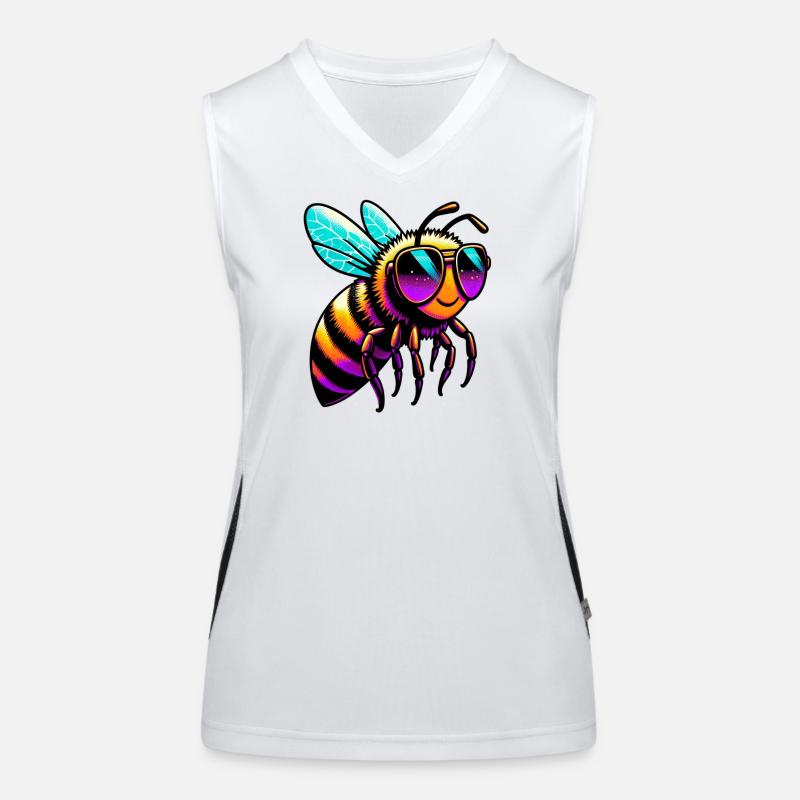 Abeille Débardeur respirant contrasté Femme