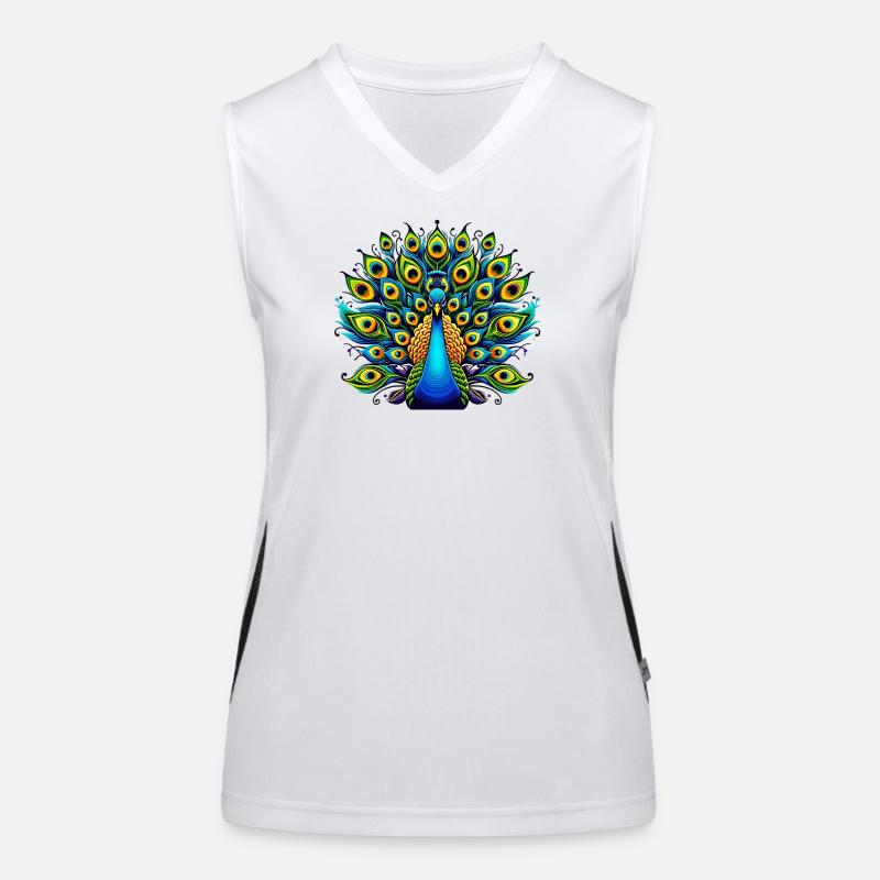 Peacock Women's Functional Contrast Tank Top