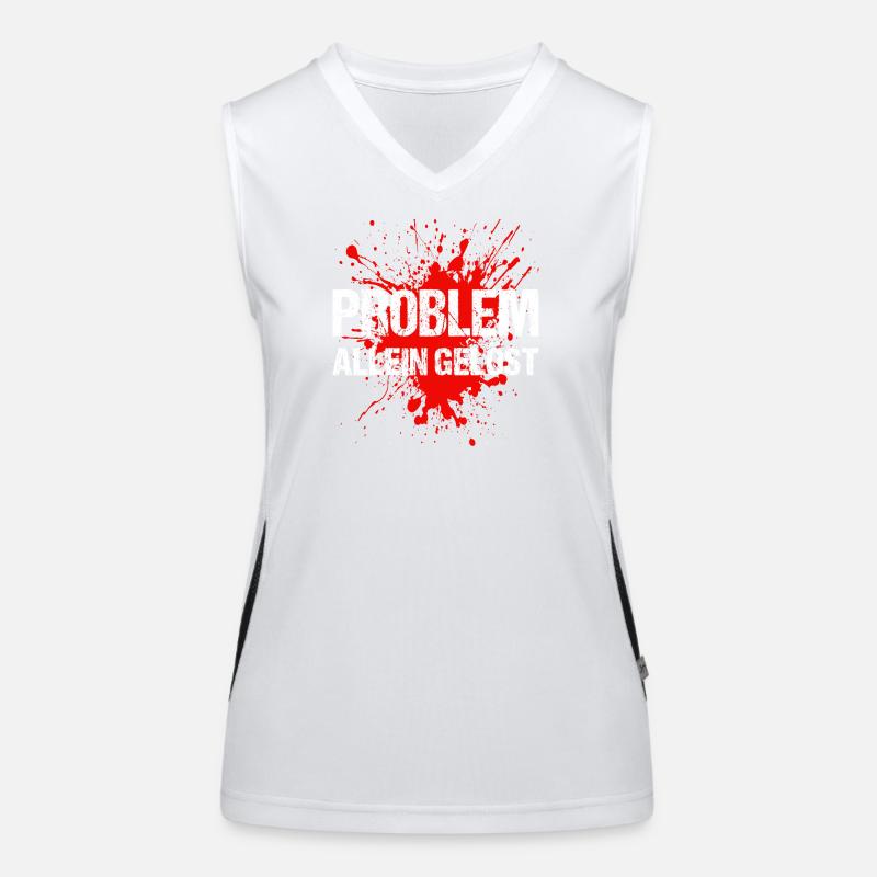 Problem gelöst Funktionelles Kontrast-Tank Top für Frauen