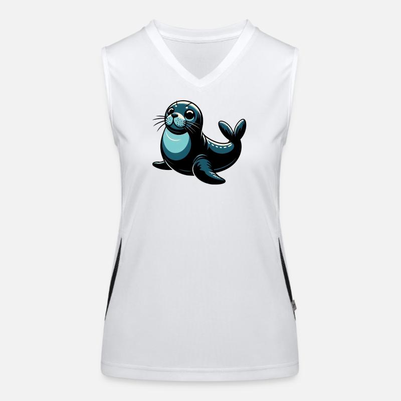 Phoque Débardeur respirant contrasté Femme