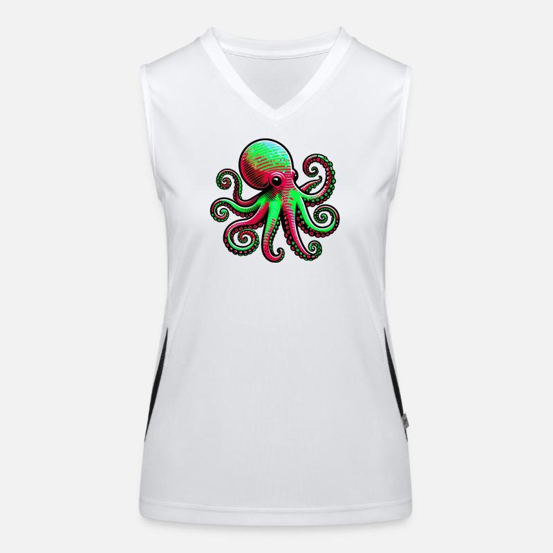 Octopus Women's Functional Contrast Tank Top