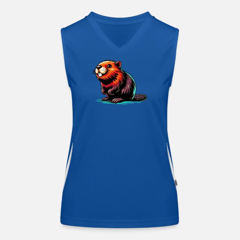 Bieber Funktionelles Kontrast-Tank Top für Frauen