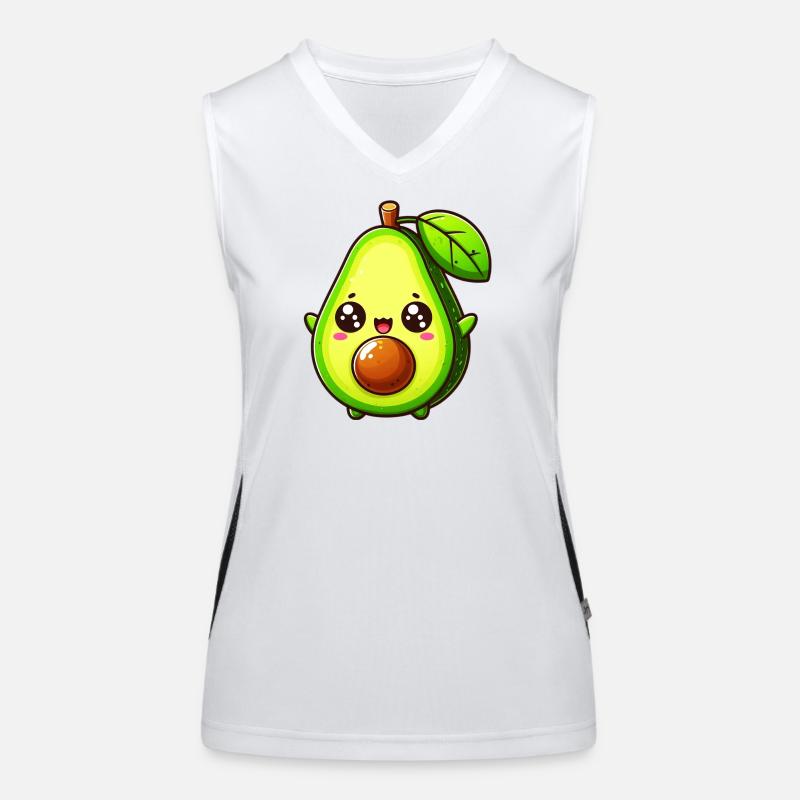 Avocado Funktionelles Kontrast-Tank Top für Frauen