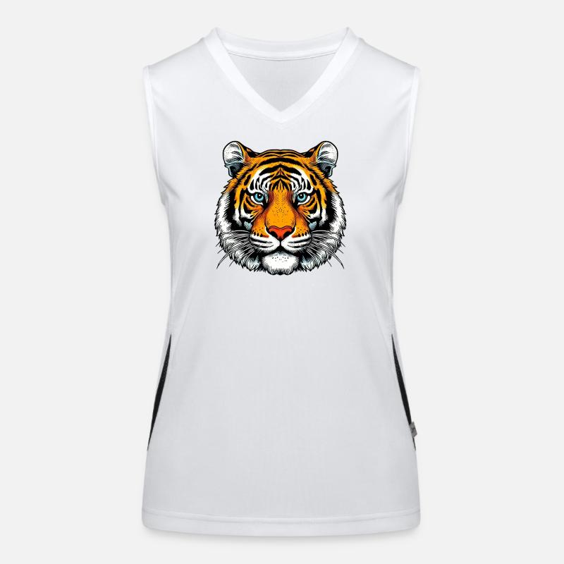 Tigre Débardeur respirant contrasté Femme