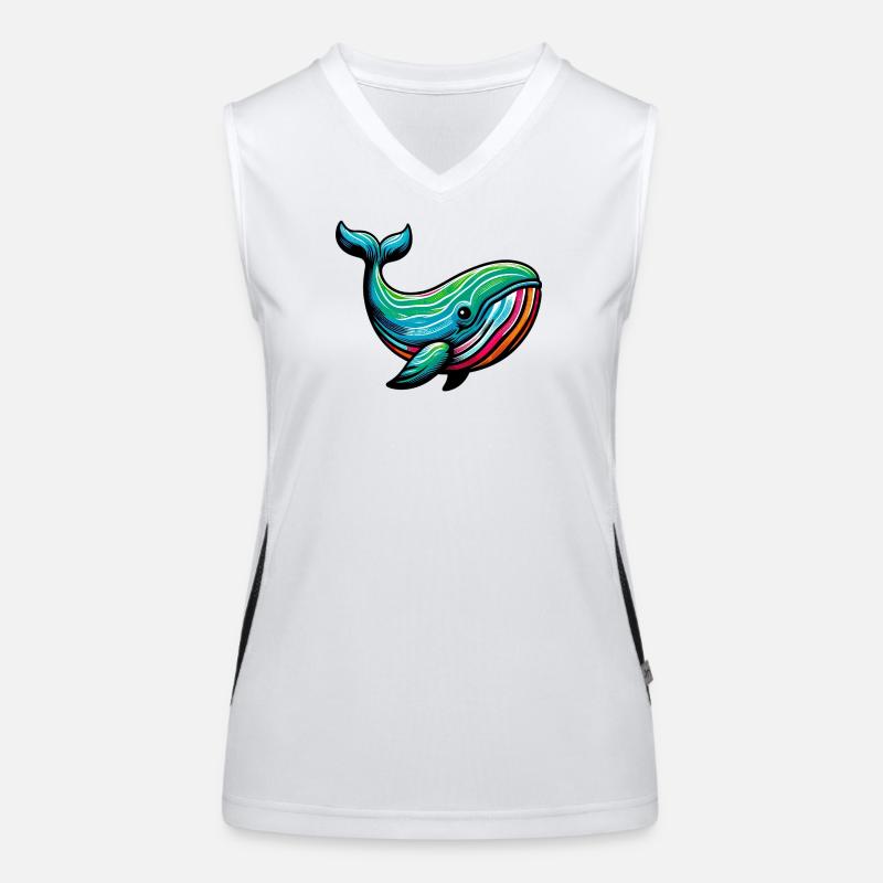 Wal Funktionelles Kontrast-Tank Top für Frauen
