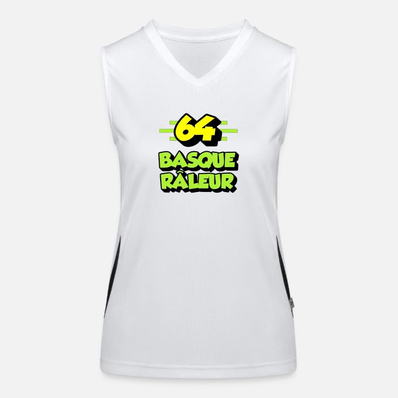 basque râleur Débardeur respirant contrasté Femme