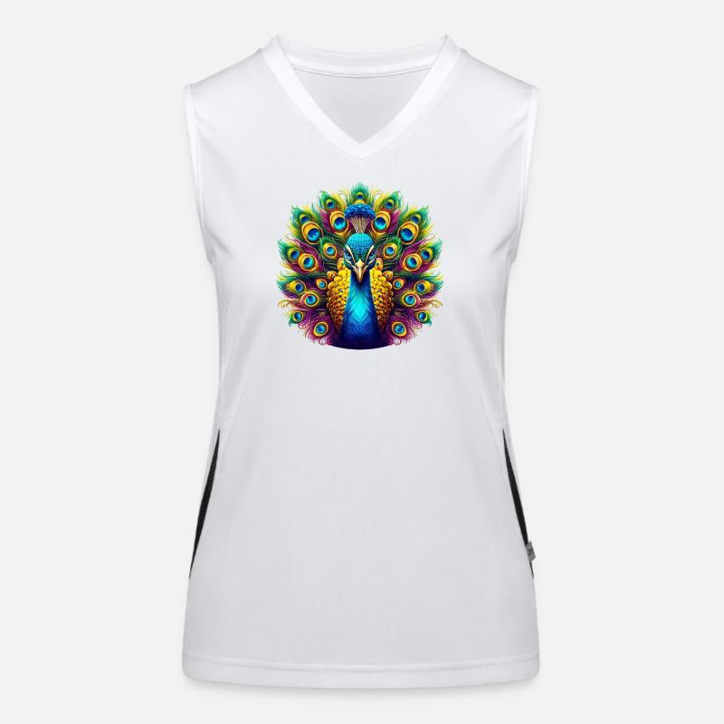Peacock Women's Functional Contrast Tank Top
