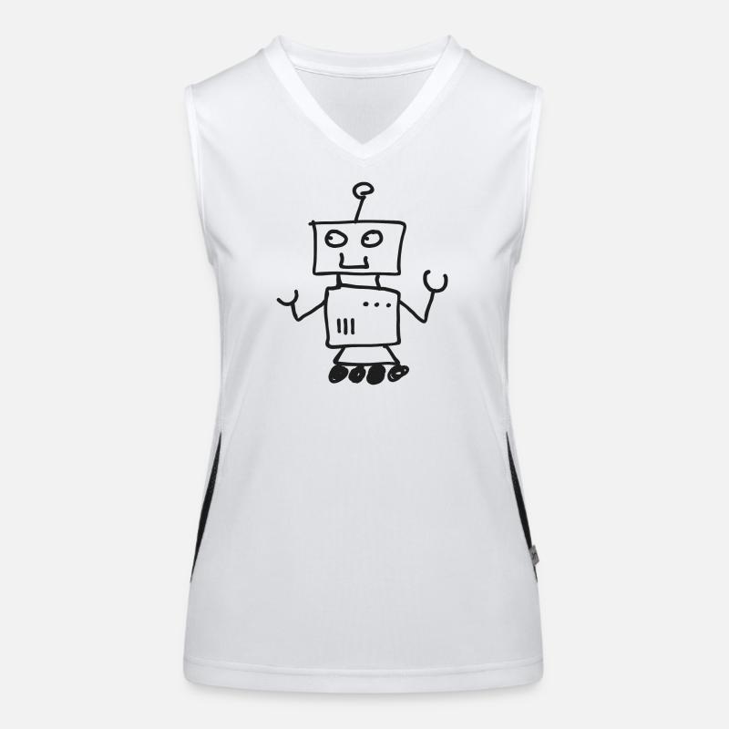 Robot Women's Functional Contrast Tank Top