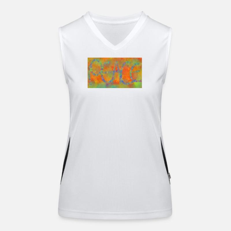 Friede Funktionelles Kontrast-Tank Top für Frauen