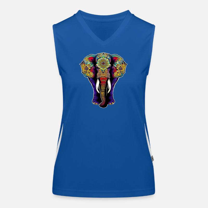 Éléphant Débardeur respirant contrasté Femme