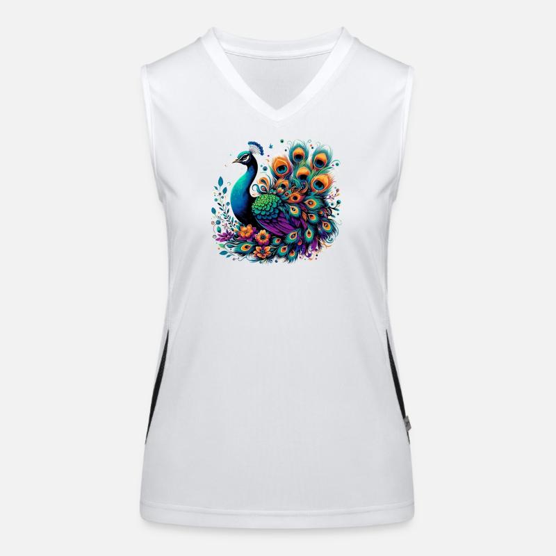 Peacock Women's Functional Contrast Tank Top