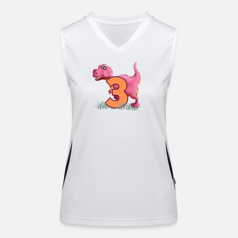 Nr.3 Dino Funktionelles Kontrast-Tank Top für Frauen