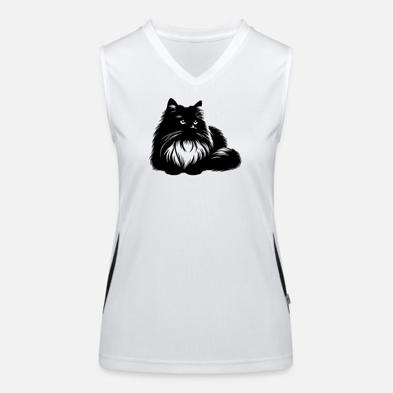 Chat Ragdoll Débardeur respirant contrasté Femme