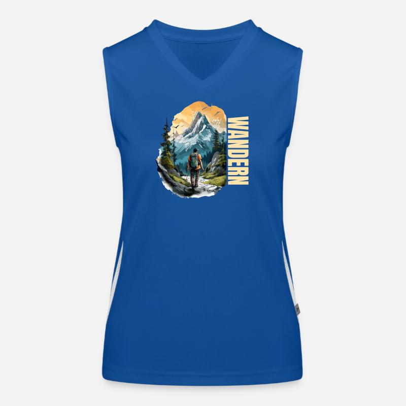 Wandern Funktionelles Kontrast-Tank Top für Frauen