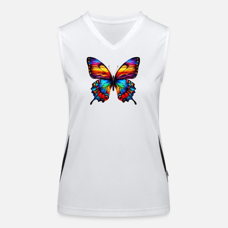 Papillon Débardeur respirant contrasté Femme