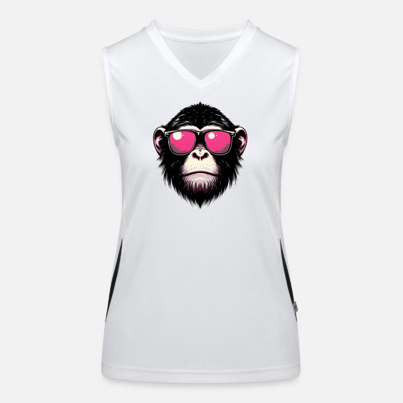 Singe Débardeur respirant contrasté Femme