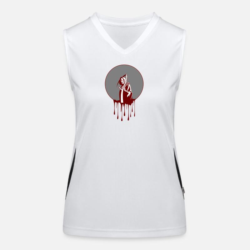 Der Sensenmann Funktionelles Kontrast-Tank Top für Frauen