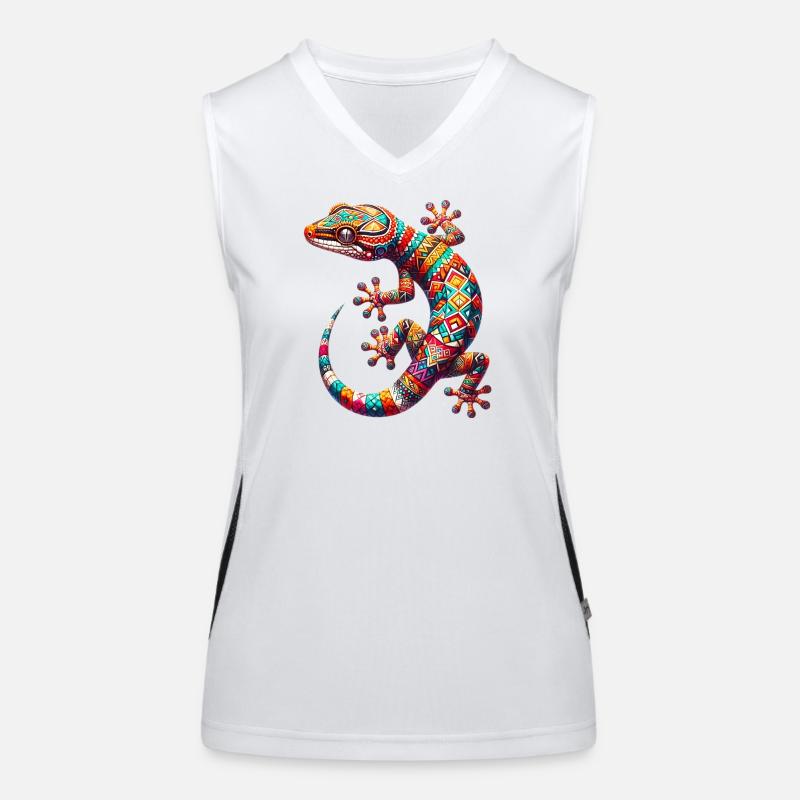 Gecko Débardeur respirant contrasté Femme