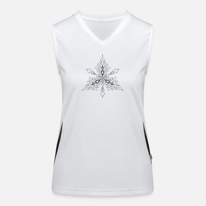 Grafik Funktionelles Kontrast-Tank Top für Frauen