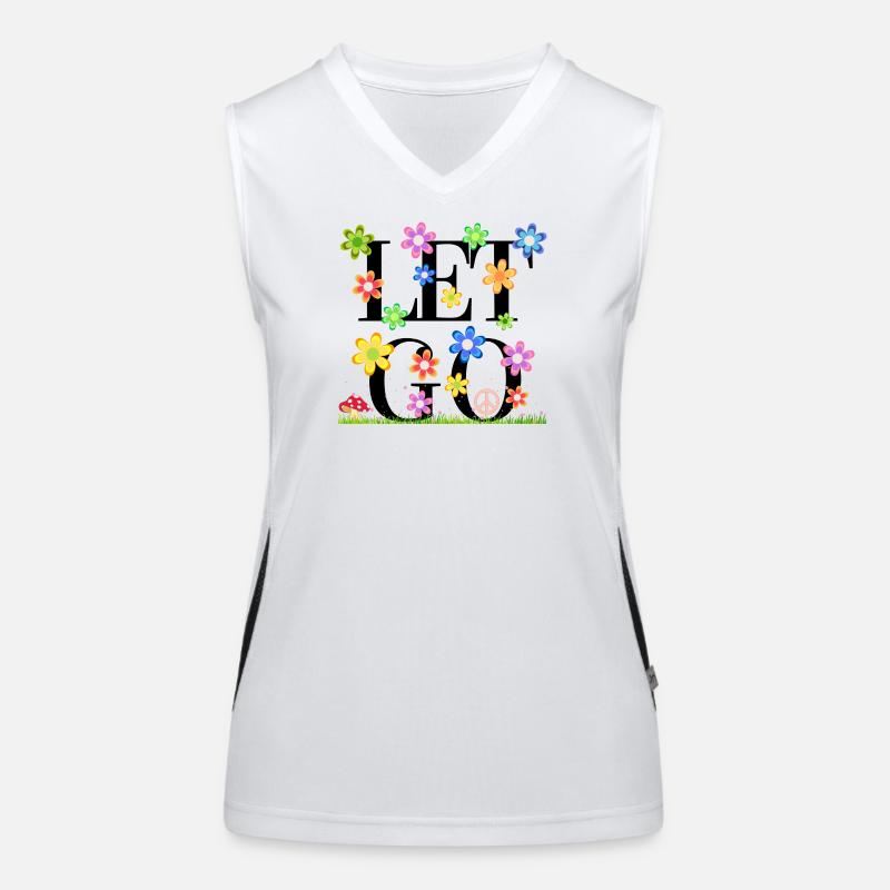 Letting go Women's Functional Contrast Tank Top