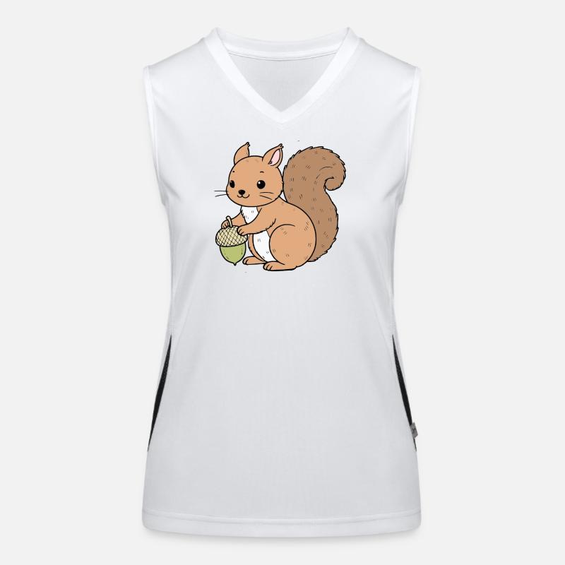 Squirrel Women's Functional Contrast Tank Top