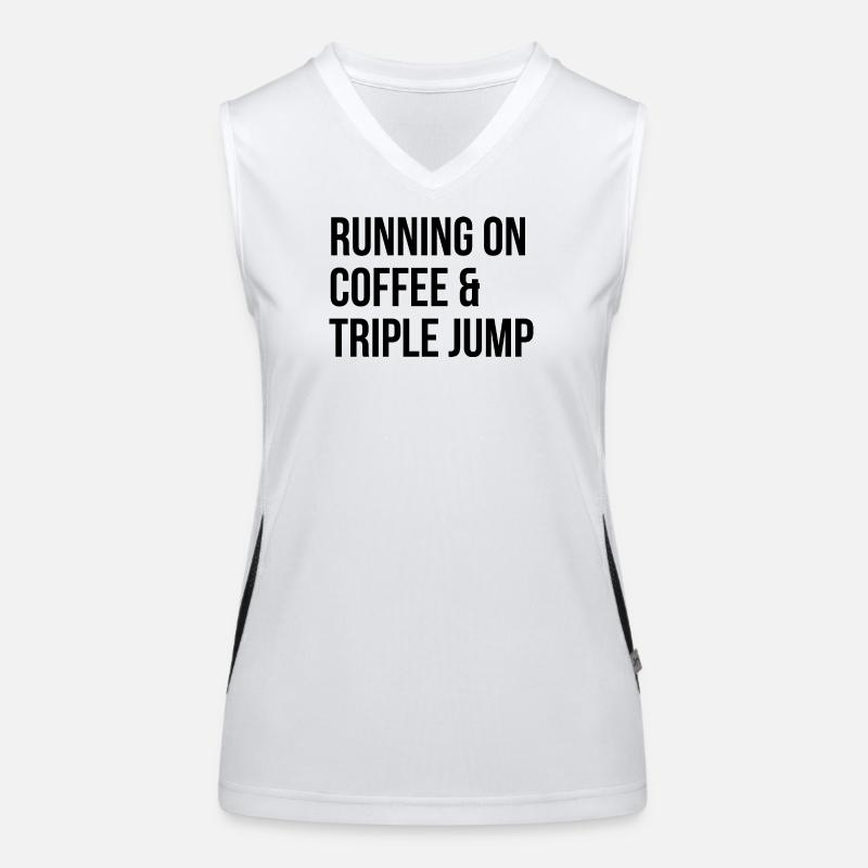 Dreisprung Dreisprung Funktionelles Kontrast-Tank Top für Frauen