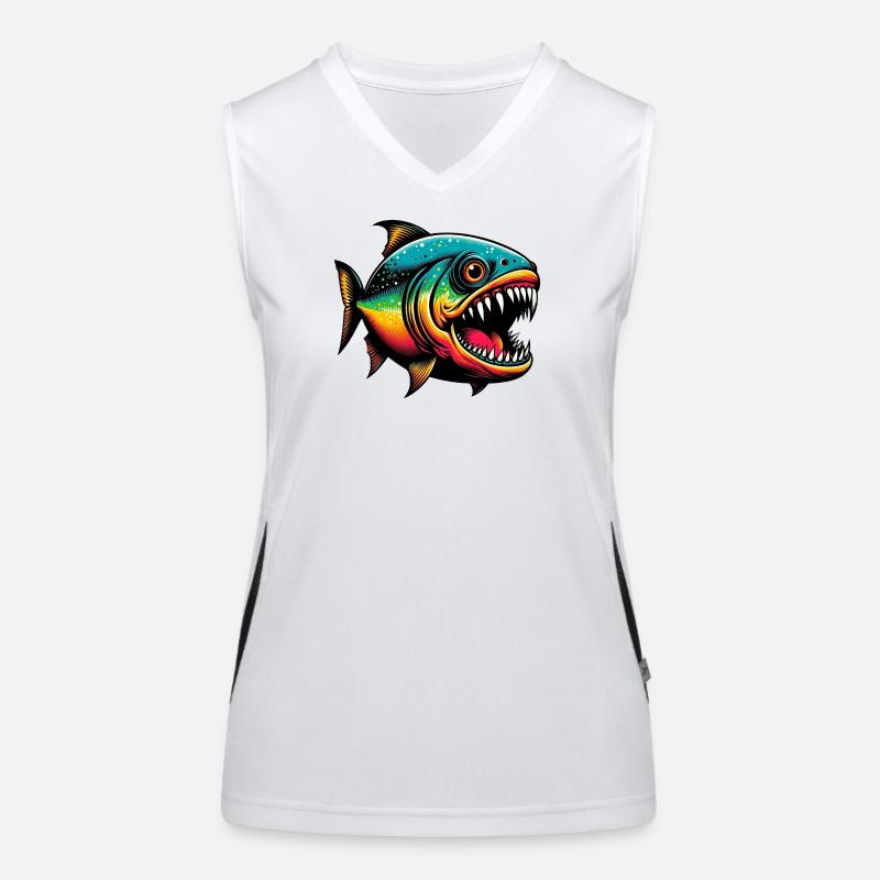 Piranha Débardeur respirant contrasté Femme