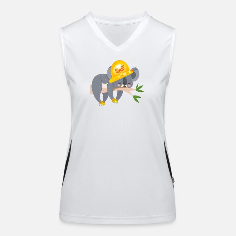 ARTISAN KOALA BEAR Women's Functional Contrast Tank Top