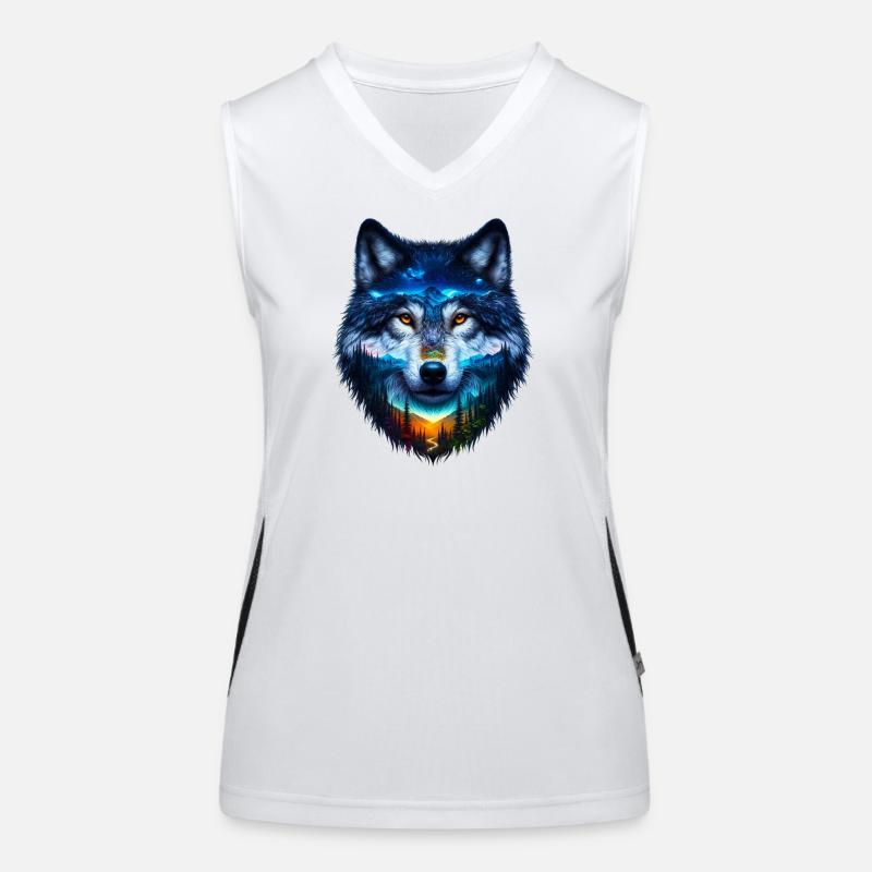 Loup Débardeur respirant contrasté Femme