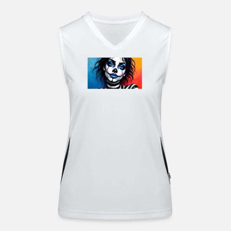 La Calavera Mystique Women's Functional Contrast Tank Top