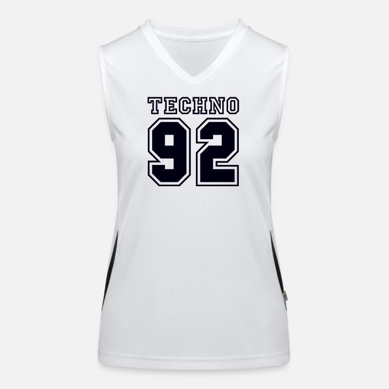 TECHNO 92 Funktionelles Kontrast-Tank Top für Frauen