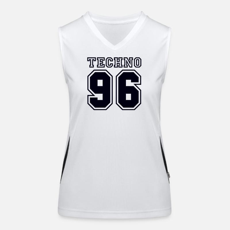 TECHNO 96 Funktionelles Kontrast-Tank Top für Frauen