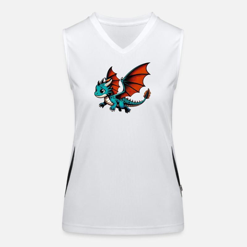 Dragon Débardeur respirant contrasté Femme