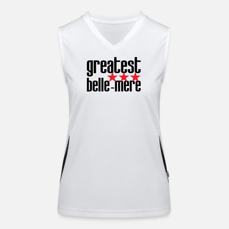 Beste Schwiegermutter der Welt Funktionelles Kontrast-Tank Top für Frauen