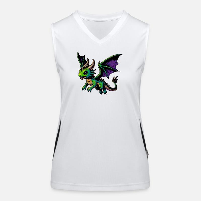 Dragon Débardeur respirant contrasté Femme