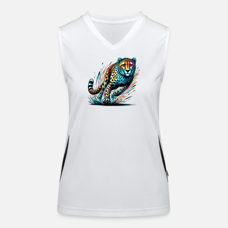 Cheetah Women's Functional Contrast Tank Top